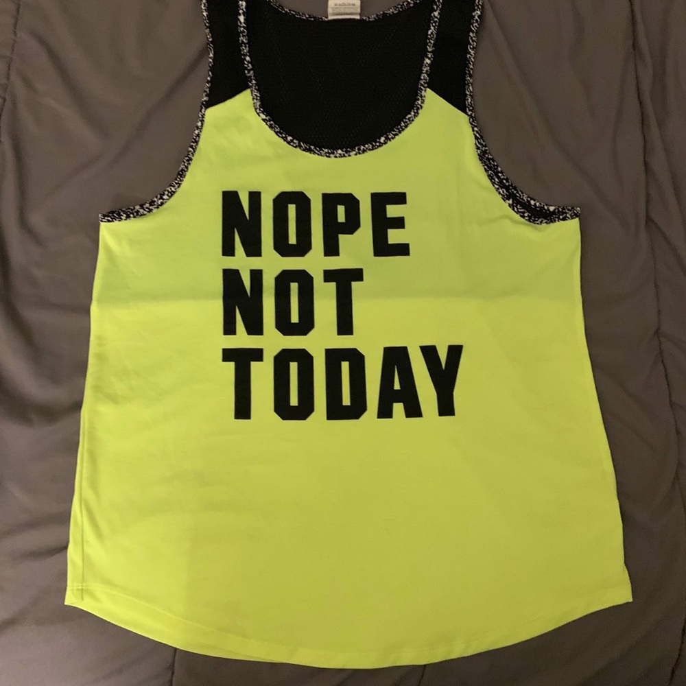 Small pink brand tank top